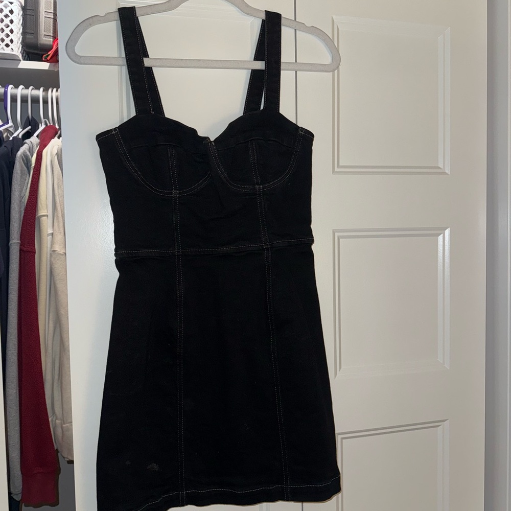 Reformation Black Mini Dress
